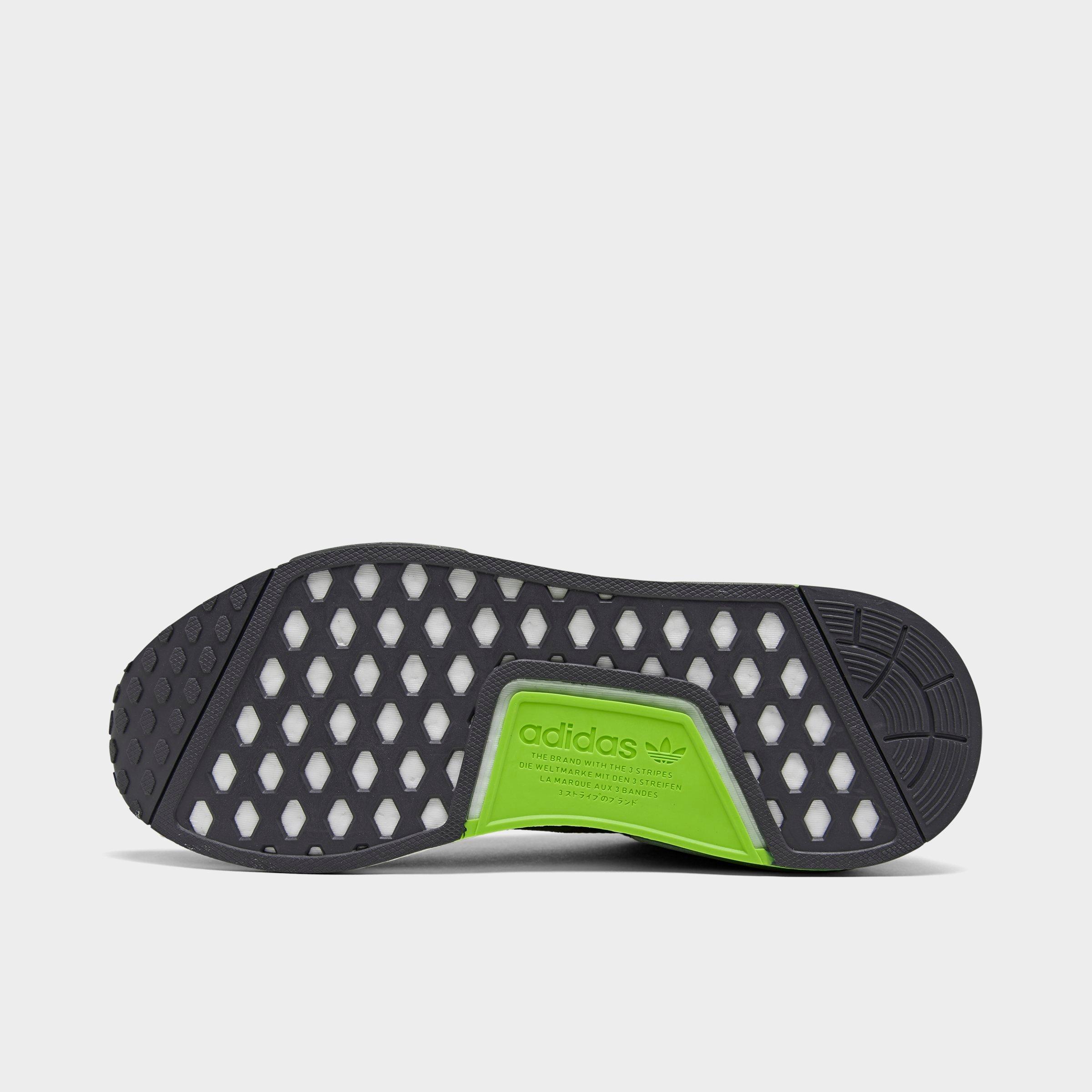 NMD R1 Primeknit Black Gum Bottom sole Adidas Mens Size US 9 for